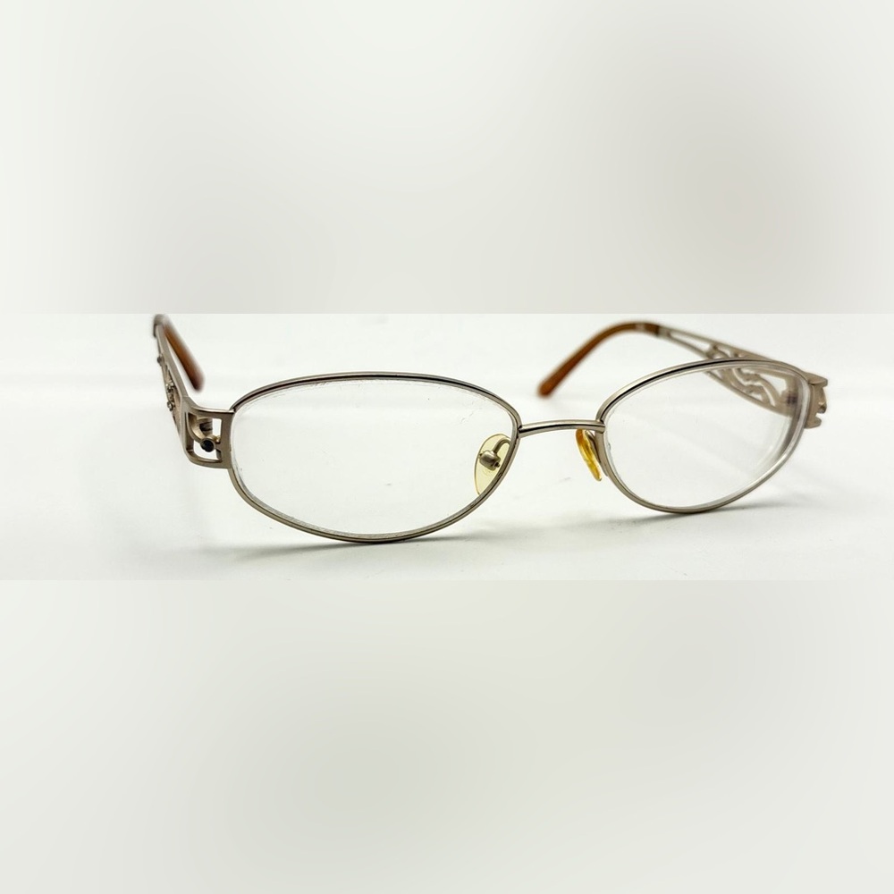 Splendor SP810 Gold Oval Metal Sunglasses Frames Only